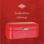 WESCO Brotkasten Grandy - Brotdose, Stahlblech, (1-tlg), Lüftungslöcher auf der Rückseite, Metallschaniere