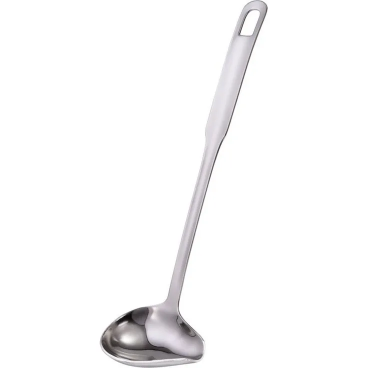 GRÄWE Soßenlöffel, Edelstahl Soßenlöffel mit Aufhängeöse, Serie CLASSIC
