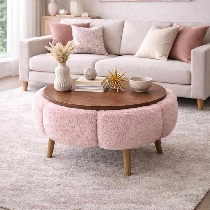 Skye Decor Couchtisch Papatya Couchtisch 60 (1-St), Runde Tischplatte – Bild 2