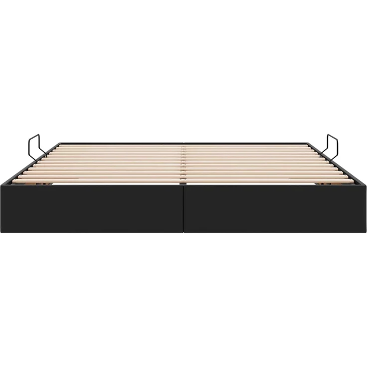 vidaXL Ottoman Bettgestell Schwarz 180 x 200 cm Kunstleder 3442782 – Bild 7