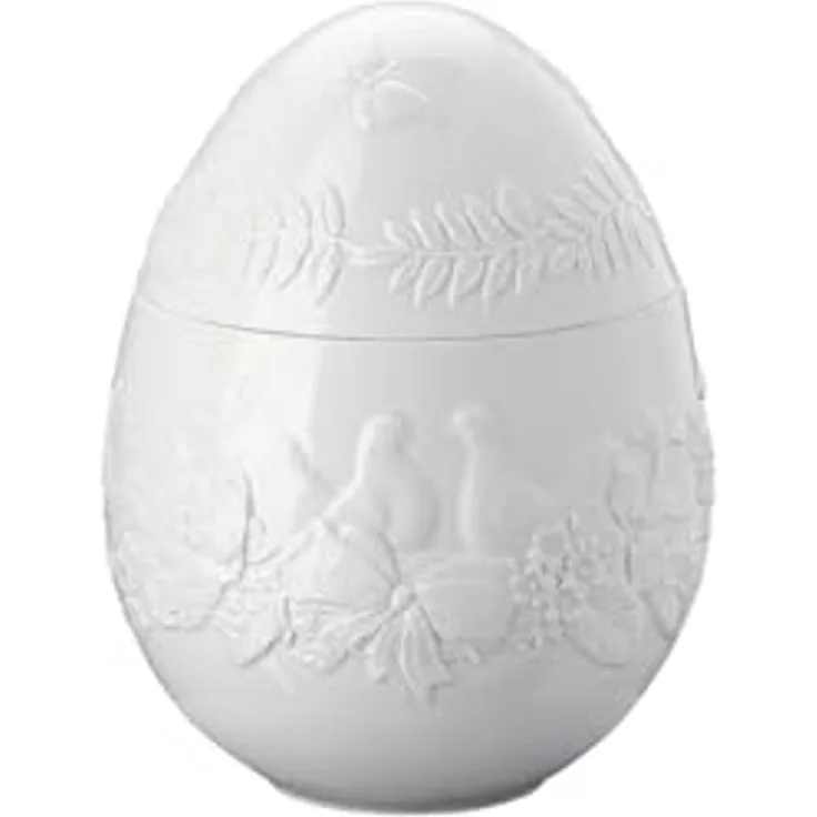 Hutschenreuther Dose maxi Geschenkserie Ei / Sonderedition weiß