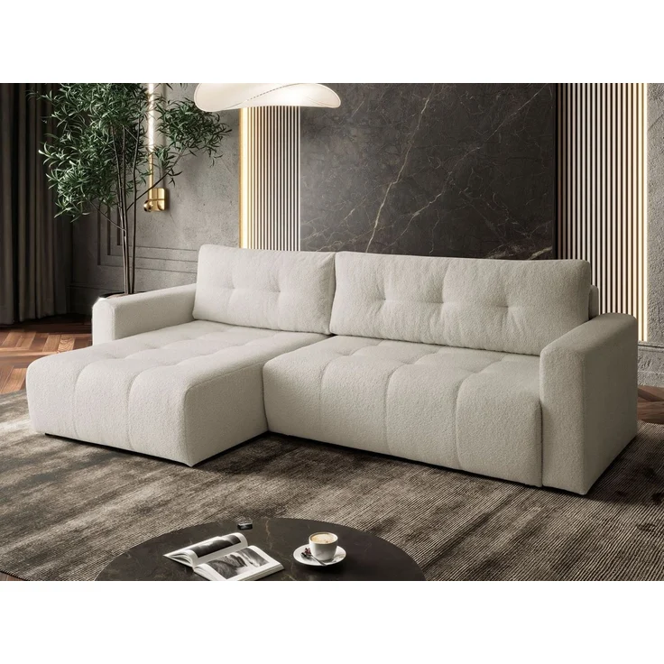 Lookway Ecksofa ASTON L-Form Couch, mit Bettkasten und Schlaffunktion – Bild 5