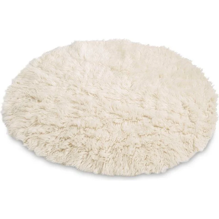 THEKO Wollteppich FLOKOS 1250, rund, Höhe: 40 mm, original griechischer Flokati, Hochflor, Uni-Farben, reine Wolle – Bild 4