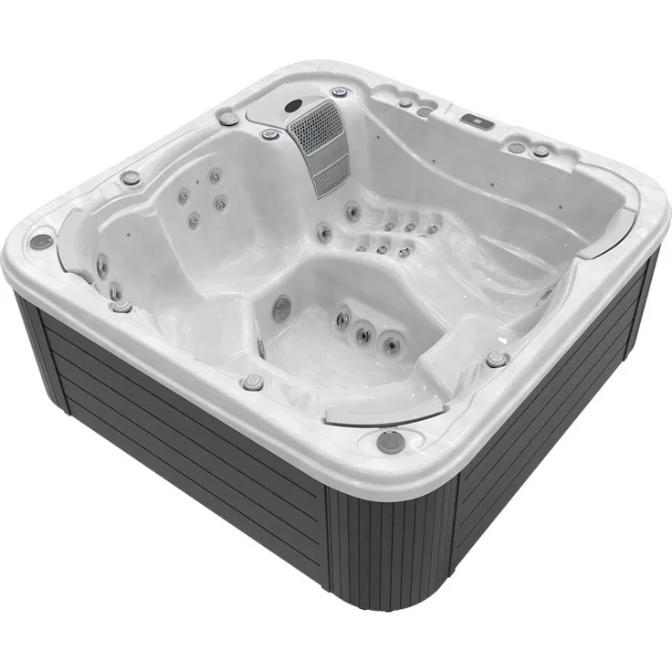 Wellis Lugano Life Whirlpool Außenwhirlpool 230x230x94cm für 6 Personen inkl. Thermocover