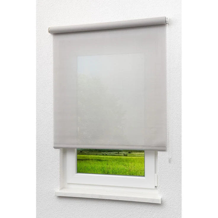 Lysel - Qualitätsrollo Screen silber, (B x H) 83x190 cm in grau/silber – Bild 1