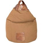 Sitting Point Beanbag Jamie, 260 l Outdoor-Sitzsack aus Polyester mit formstabiler Polystyrol-Füllung, Sand