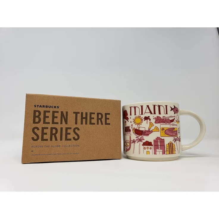 Starbucks MIAMI Been There Series Across The Globe Collection Ceramic Coffee Mug