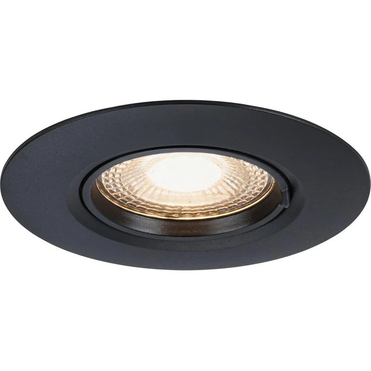 Paulmann 92120 Einbauleuchte rund 90mm 10er-Set Schwarz starr – Bild 8