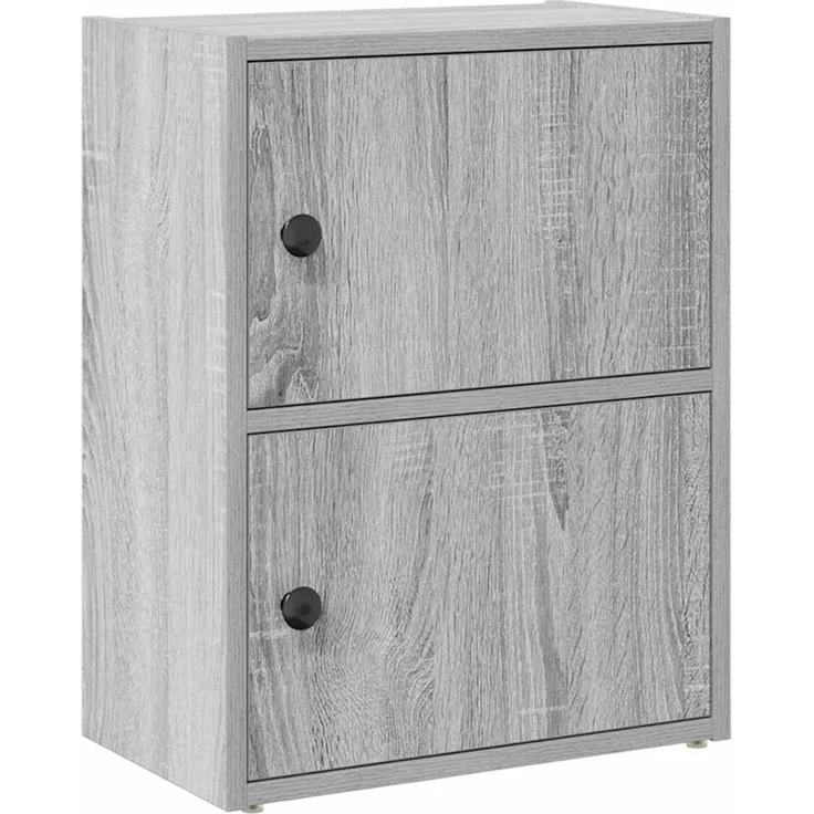 vidaXL Bücherregal Grau Sonoma 40x24x52 cm Holzwerkstoff 860360 – Bild 2