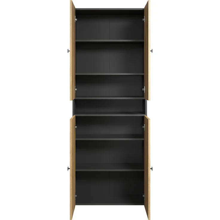 trendteam Hochschrank (Hochschrank) Badschrank Badhochschrank 70 x 188 x 31 cm – Bild 3