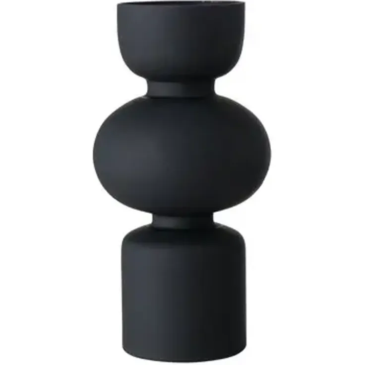 Boltze Vase Nelika schwarz 29 cm