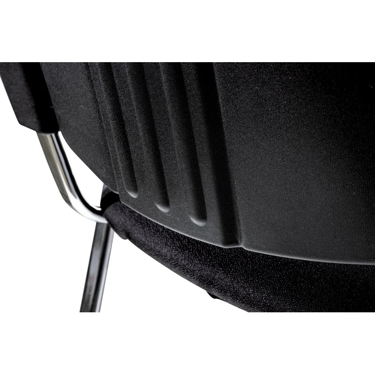 XORA 'VISI' Besucherstuhl, Stoff schwarz, 53.5 x 83 x 55 cm – Bild 2