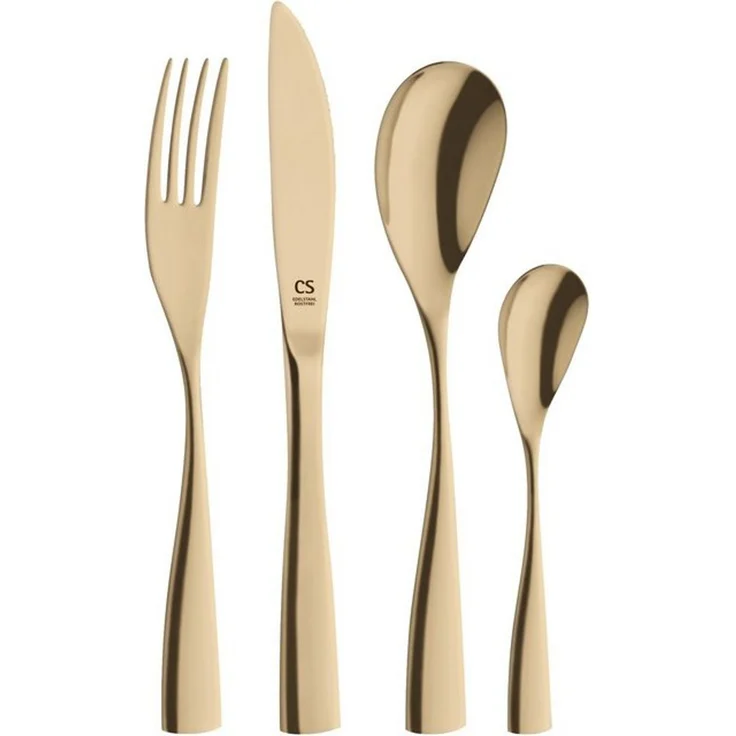 Carl Schmidt Sohn Besteck-Set Bocholt (24-tlg), 6 Personen, Edelstahl, hochwertige PVD-Beschichtung – Bild 2