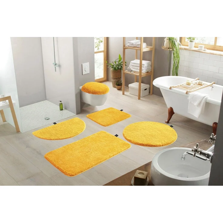 Bruno Banani Badematte Lana, Standard & Premium Qualität, 25 mm oder 30 mm Höhe, rutschhemmend beschichtet, schnell trocknend, strapazierfähig, fußbodenheizungsgeeignet, Polyacryl, rechteckig, Badteppich, Badematten, unifarben, auch als 3 teiliges Set ... – Bild 3