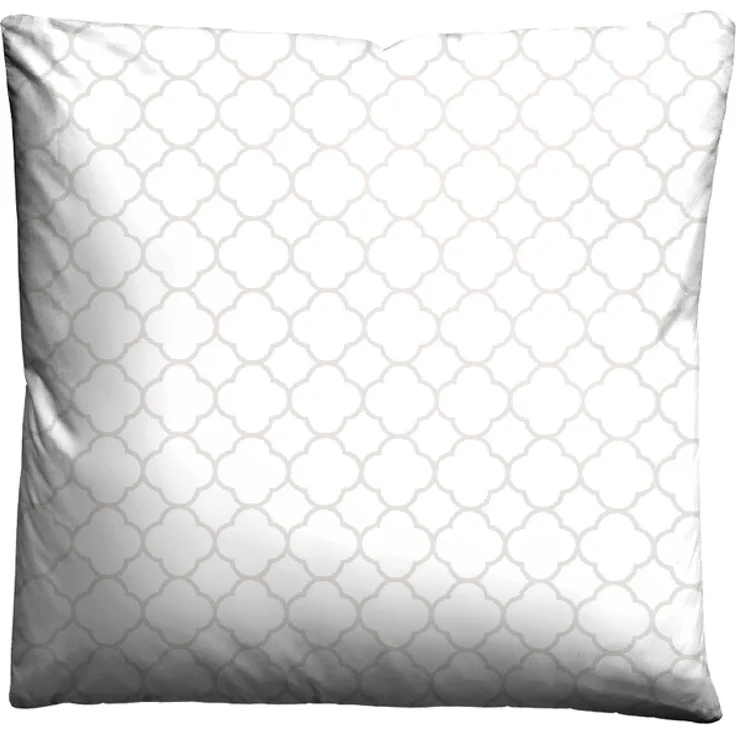 biberna 0636045 Mako-Satin Bettwäsche GRAFIK - MIX & MATCH, taupe, 1x 40x40 cm – Bild 2