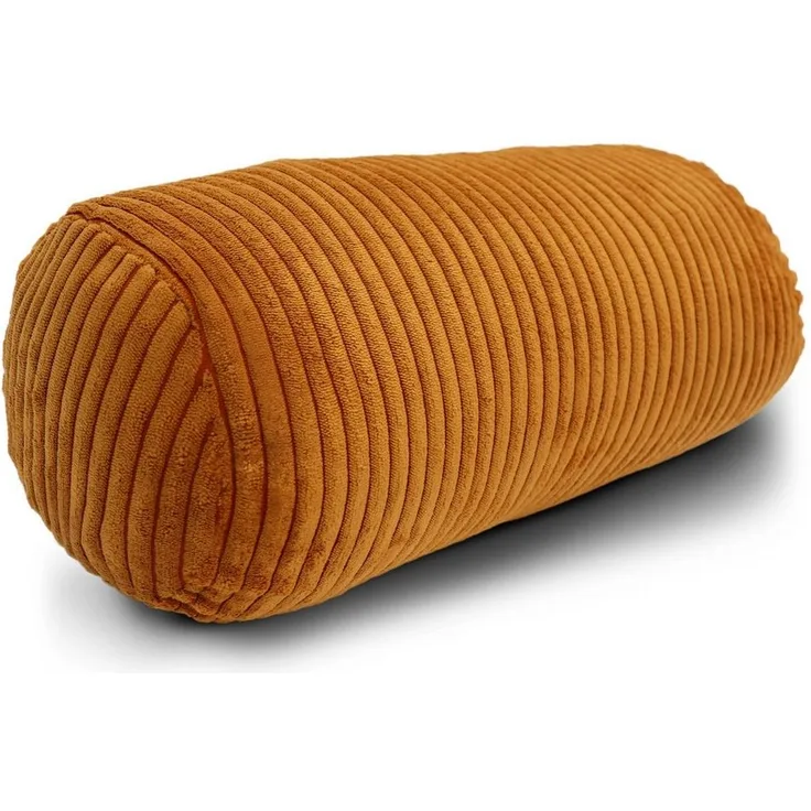 Amilian Nackenrolle mit Bezug 15 x 40 cm - Kissenrolle - mit Nackenrollenbezug - Bettrolle, Kopfstütze, Nackenstütze mit Bezug, ideal als Dekokissen, Sofakissen, Kissen, Kissenrolle, Lagerungskissen, Schlafkissen und für Reisen