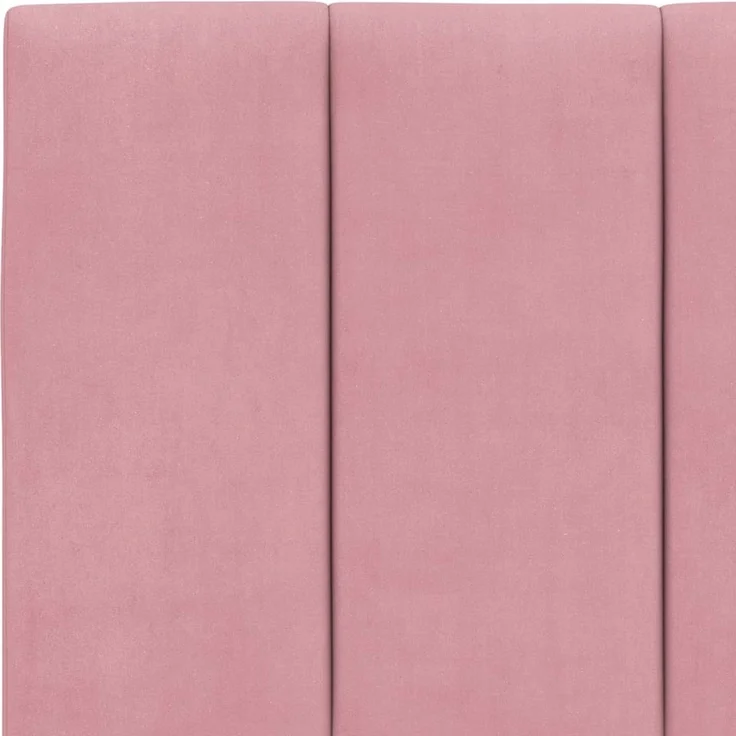 vidaXL Kopfteil-Kissen Rosa 200 cm Samt 374694 – Bild 8