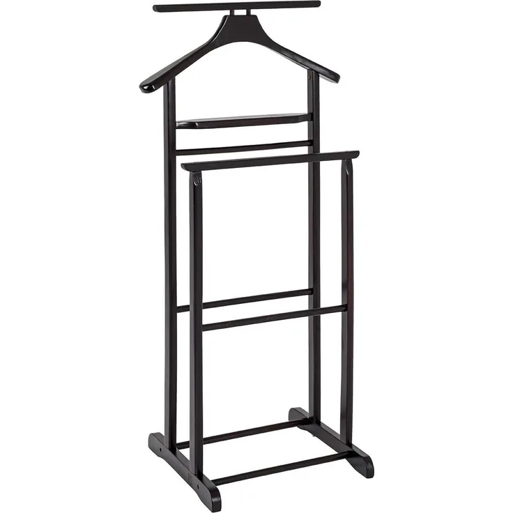 HAKU Möbel Herrendiener, Massivholz, tabak, B 47 x T 36 x H 102 cm