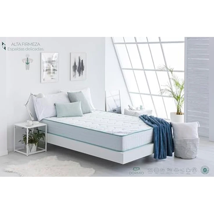 Dormio Orthopädisch - Eliocel Matratze, Schaumstoff, 135x200 cm, Weiß, Fest, Ergonomisch – Bild 8