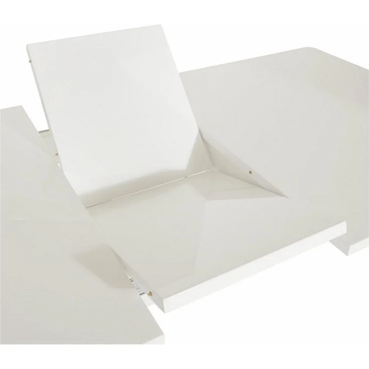 loft24 Esstisch Curtis, Hochglanz Optik mit Tischerweiterung, Länge 160-200 cm – Bild 3
