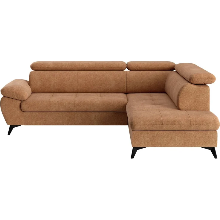COTTA Ecksofa Hudson L-Form, B: 256 cm, mit Kopfteilverstellung, optional Bettfunktion & Bettkasten – Bild 2