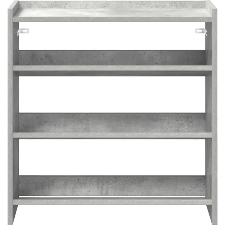 vidaXL Schuhregal Betongrau 60x25x62 cm Holzwerkstoff 859890 – Bild 3