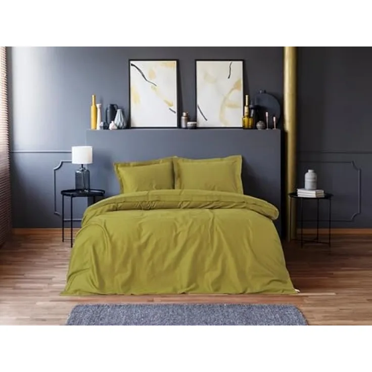 L'Essentiel Maison Bettwäsche Set, satin, 2 teilig, Langlebige Qualität, Recycelbar