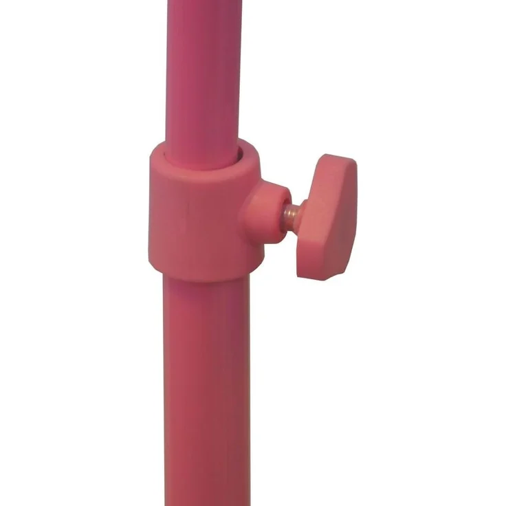 Home Vida Verstellbarer Kleiderständer für Einzelkleiderständer, Rosa – Bild 2