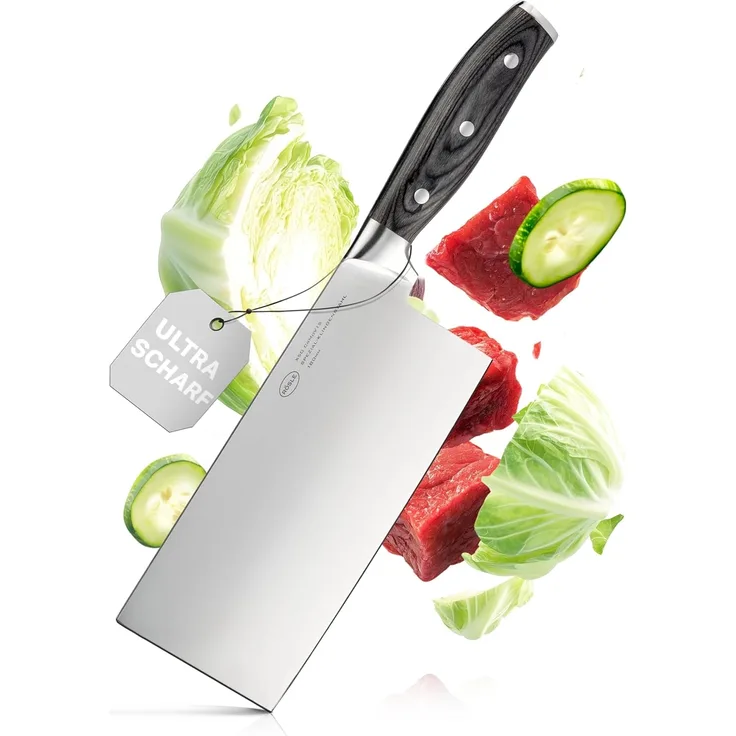 RÖSLE Kochmesser WOLFGREY Chinesisches Kochmesser 18cm