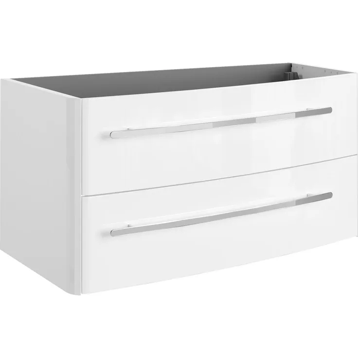 Lanzet CLASSICO Waschtischunterschrank 100 cm Weiß, rechts