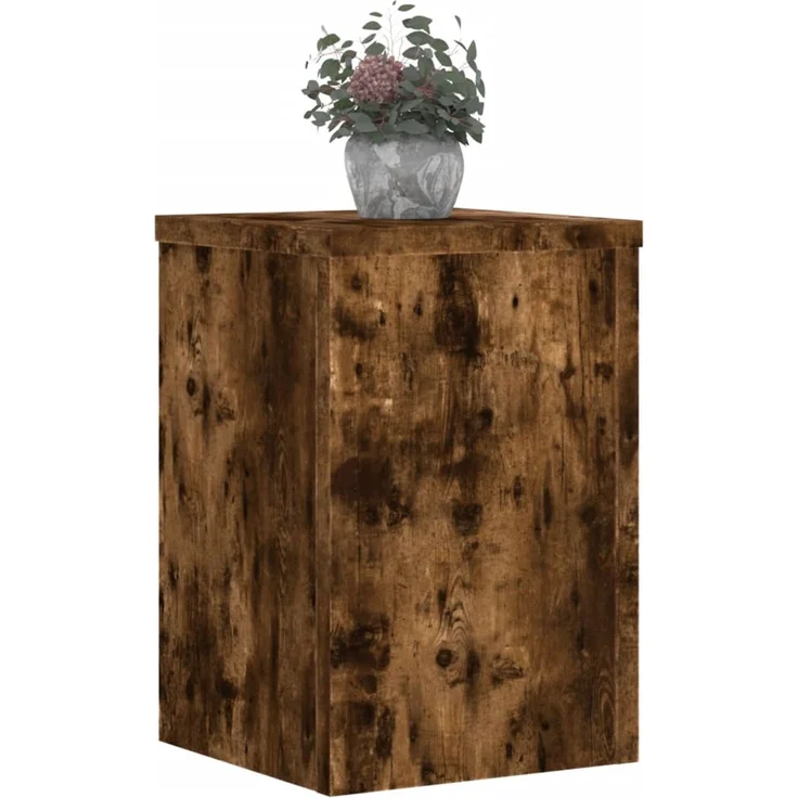 vidaXL Pflanzenständer 2 Stk. Räuchereiche 20x20x30 cm Holzwerkstoff 852901 – Bild 8
