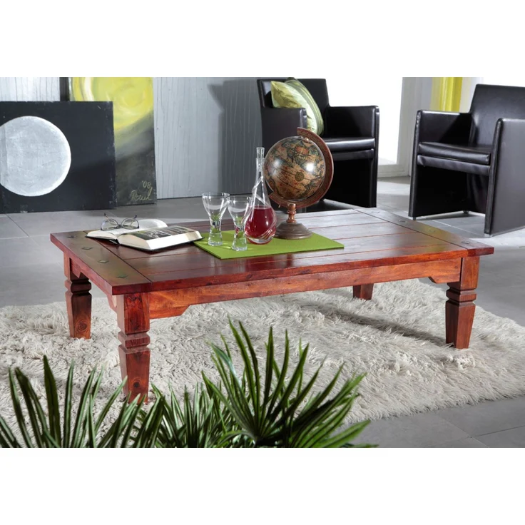 Couchtisch Akazie 110x60x40 nougat lackiert OXFORD #428 – Bild 3