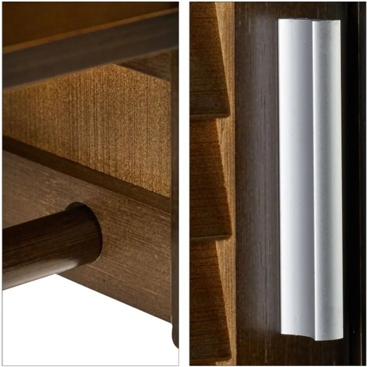 3 tlg. Badschrank Set Bambus – Bild 3