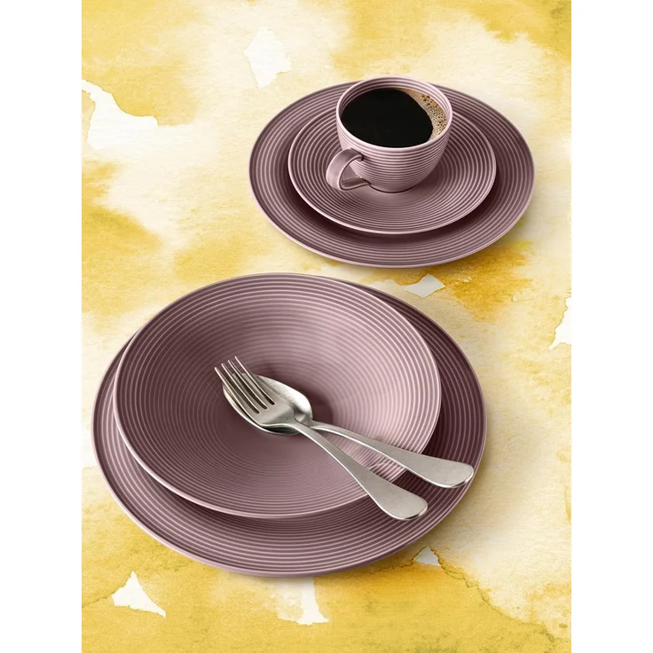 Seltmann Weiden Beat Color Glaze Kaffeeservice 18-teilig - Altrosa – Bild 8