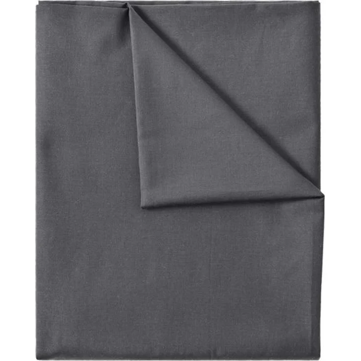 GREEN MARK Textilien Betttuch gewebtes Leintuch Betttuch, 100% Baumwolle, Gummizug: ohne, (1 Stück), weich und pflegeleicht, viele Variationen, 150x250 cm, Anthrazit grau – Bild 4