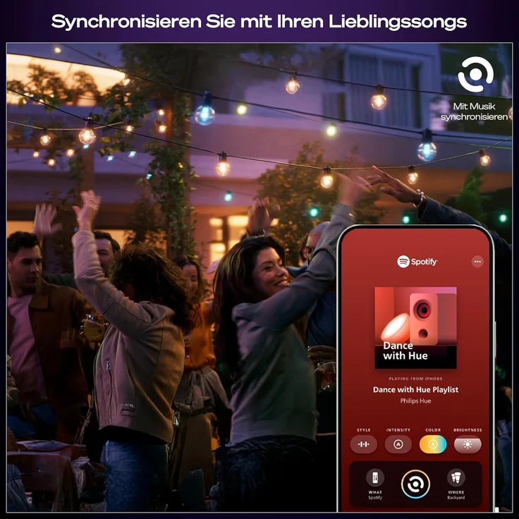 Philips Hue Festavia Globe Outdoor Lichterkette 7 m EU – Bild 4