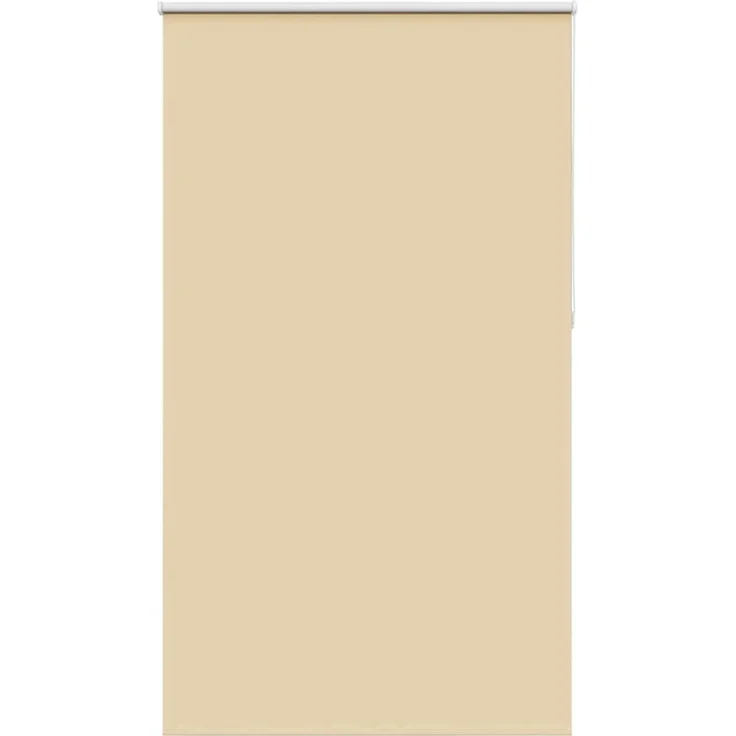 vidaXL Verdunkelungsrollo Beige 125x230 cm Stoffbreite 121,6 cm 4010821 – Bild 1