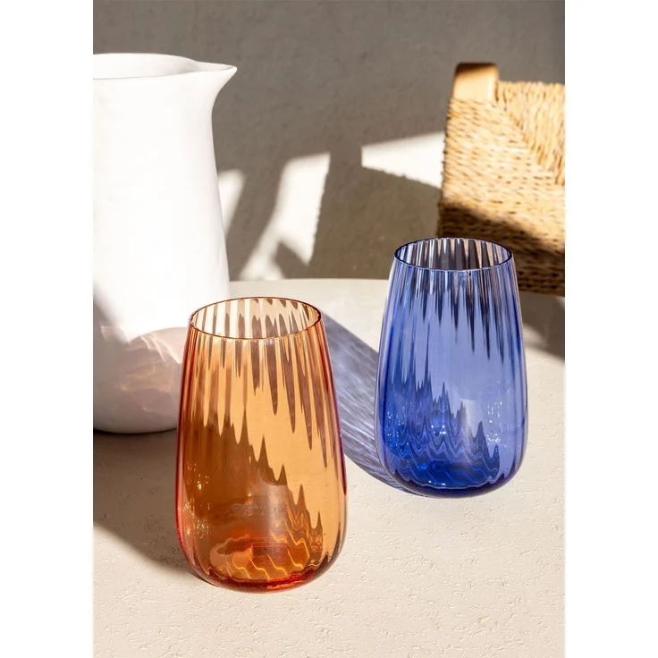 Hermia Concept 'BRD0123' Glas, Orange, 9 x 9 x 14 cm, 600 ml – Bild 1