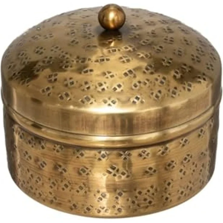 Schmuckschatullen OASIS, 2 Stück, Metall, golden – Bild 3