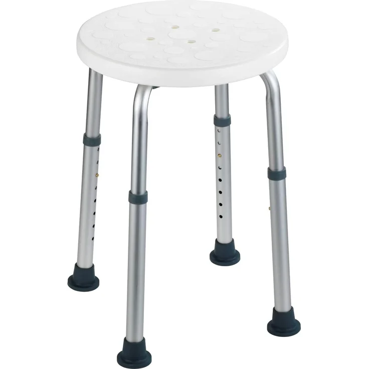 WENKO SECURA Badhocker, höhenverstellbar, 120 kg Tragkraft, für Dusche und Wanne – Bild 1