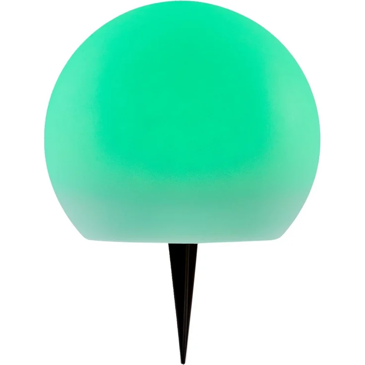 Ambia Garden Solarleuchte BALL, Kunststoff weiß, Durchmesser 20 cm, mit Farbwechsler RGB – Bild 6