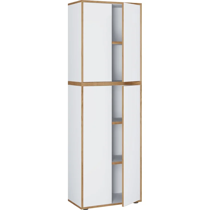 VCM Büroschrank Salia 920801 Weiß H. 183 x B. 60 x T. 33 cm – Bild 2