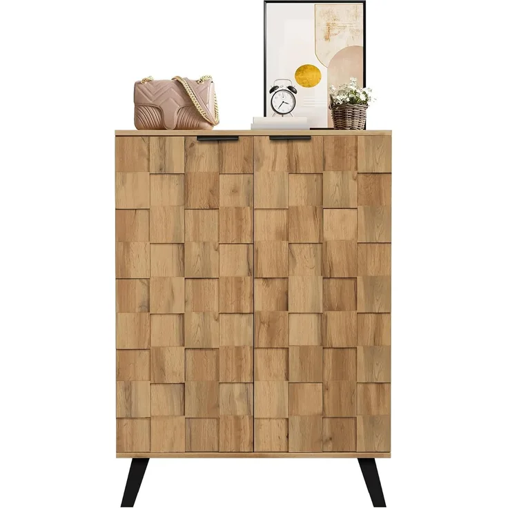 SOFTWEARY Sideboard Breite 120 cm, Metallrahmen
