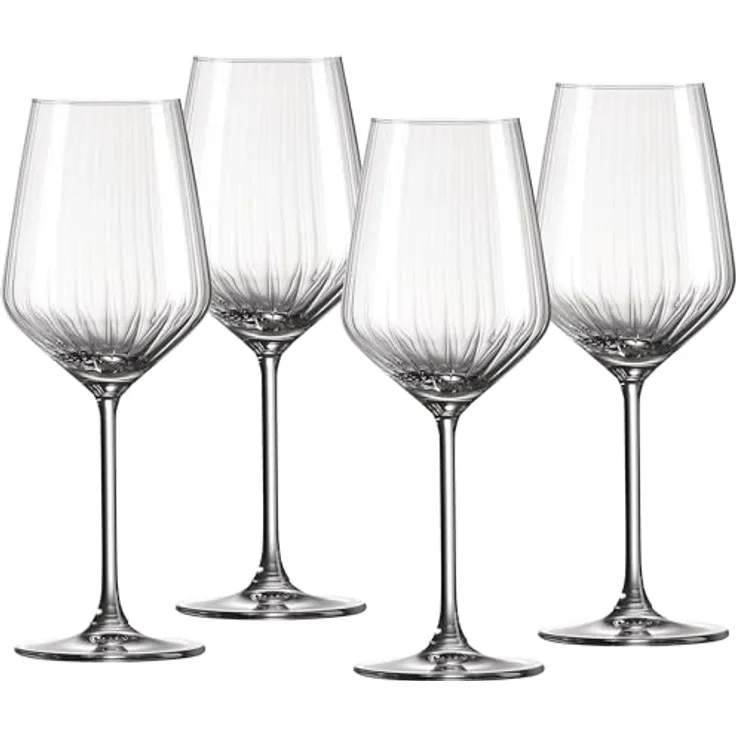 Ritzenhoff & Breker Rotweinglas Jive, 4-tlg, Glas, 4er Set, je 530 ml