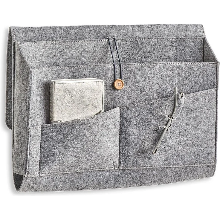 Zeller Present Aufbewahrungstasche Couch-Organizer, Filz, grau (1-tlg) – Bild 5