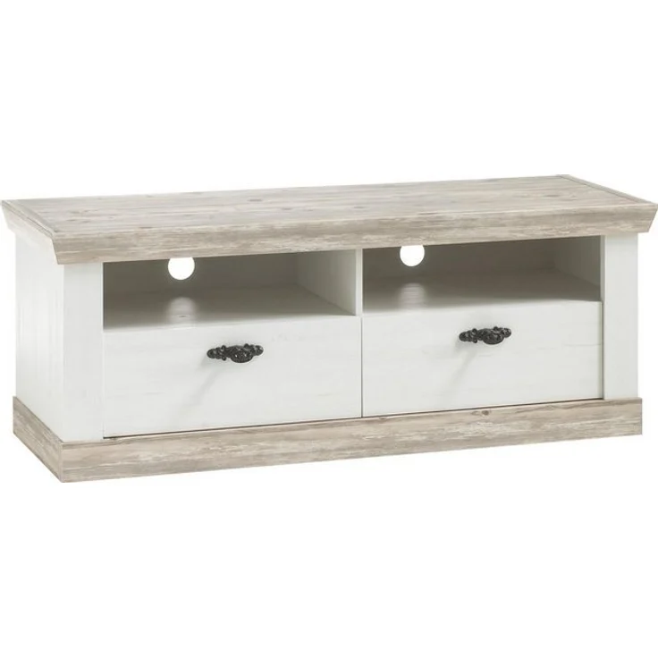 Home affaire TV-Board Florenz, Fernsehtisch im romantischen Landhaus-Look, Breite 134 cm – Bild 4
