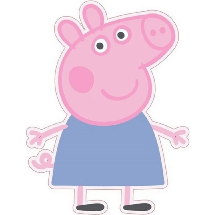 Peppa Pig Formkissen– Perfektes Couchkissen für Kinder & Erwachsene (1 Stück) – Bild 2