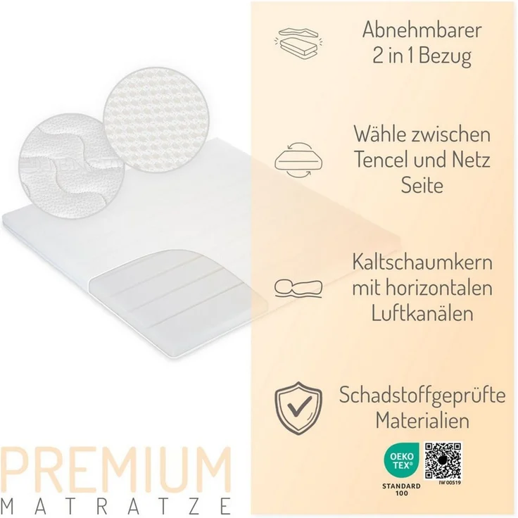 FabiMax Laufgitter 100x100 cm, grau lackiert, mit Parkettrollen, 3 Schlupfsprossen, stufenlos Höhenverstellbar – Bild 4