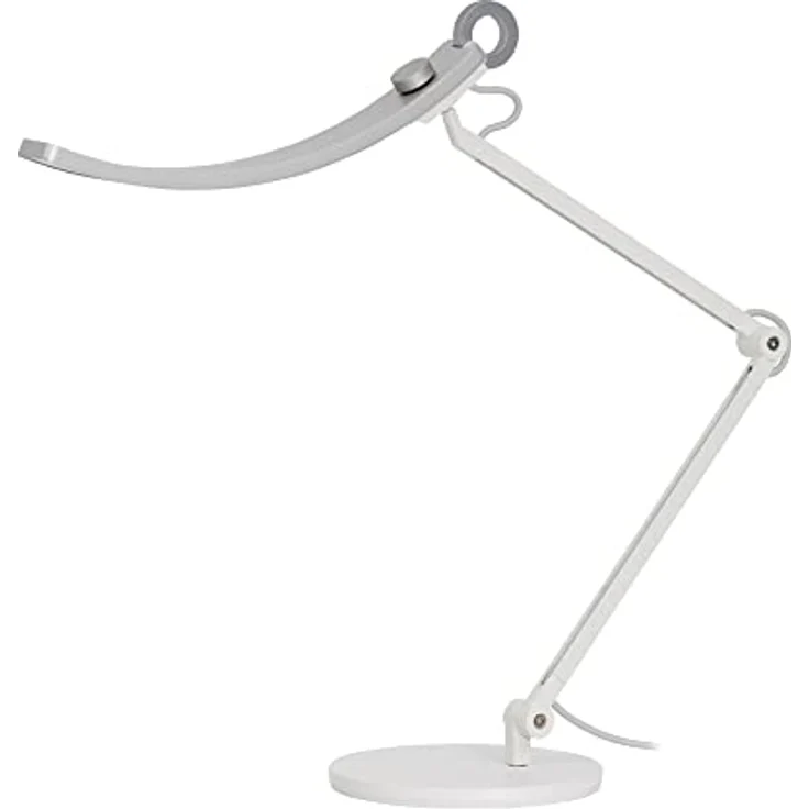 BenQ WiT e-Reading LED Schreibtischlampe, Dimmbare Tischlampe, Ultraweite Leuchte, 13 Farben, 23 Helligkeitsstufen - Silber – Bild 1