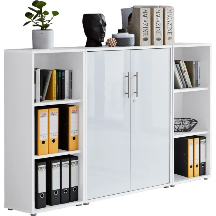 moebel-dich-auf Aktenschrank OFFICE EDITION (Set 2, abschließbar, Metallgriffen) Made in Germany – Bild 1